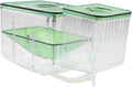Happyyami Self-Guided Fish Hatching Box Transparent Breeding Tank for Isolating Fish Eggs and Newborns Aquarium from
