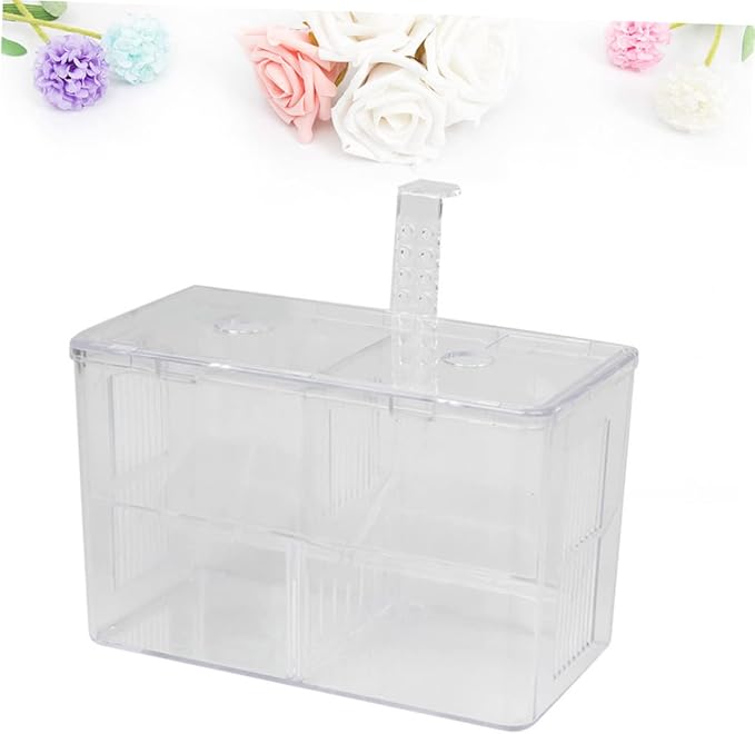 Housoutil Aquarium Hook Style Box Creative Fish Breeding Tank for Guppies and Fish for Safe and Increased Survival Rate