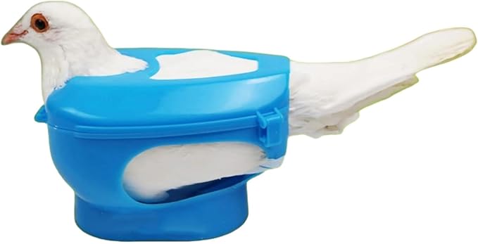 Pigeon Holder, Pigeon Supplies Bird Fixed Frame Rack Plastic Pigeon Fixers Pigeon Injection Holder for Feeding Bird Supplies Chick for Injection Feeding Fixed Mount Feeding Syringe for Young Birds
