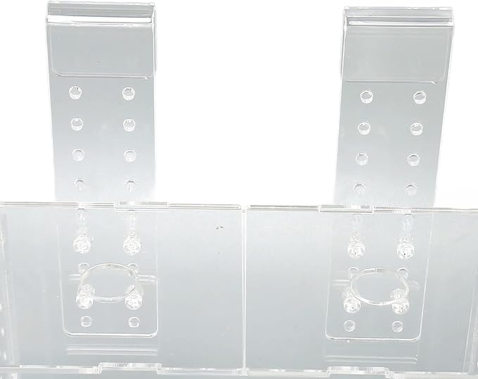 Aquarium Fish Breeding Box | Transparent Acrylic Hatchery with Adjustable Hooks | Isolation Tank for Guppies/Fry/Betta Fish | 360° Water Flow Holes (20 * 10 * 11CM)