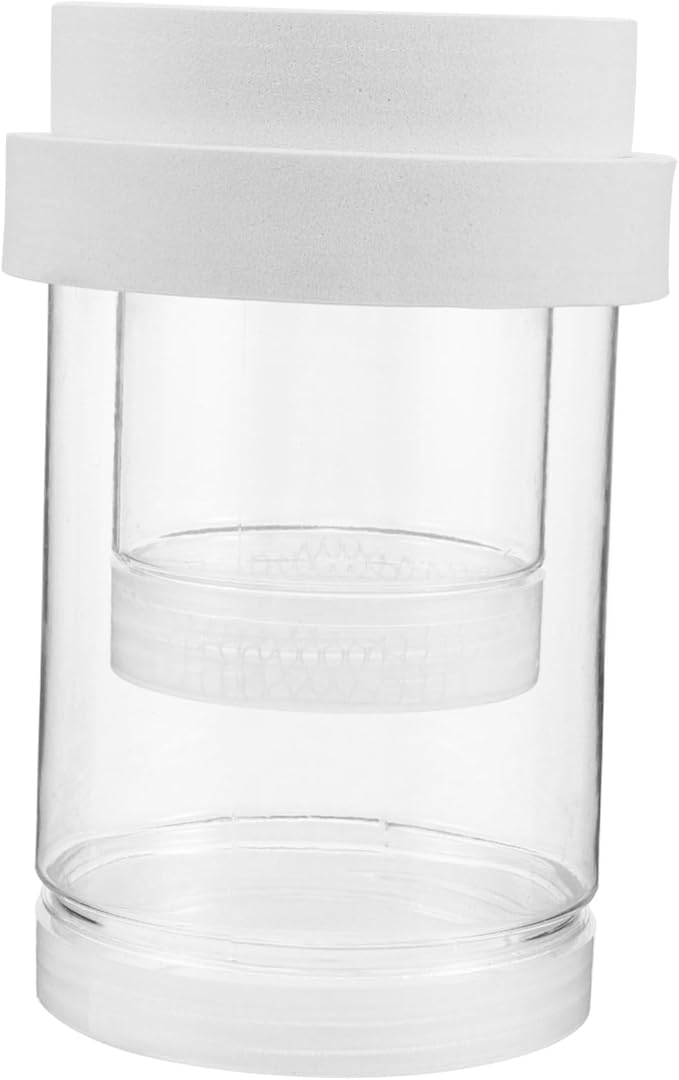 Kisangel 1 Set Fish Breeding Box: Guppy Breeder Box - Floating Isolation Hatchery Incubator for Guppy Betta Shrimp - Transparent Fish Tank Divider