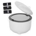 1 Set Litter Trash Bin with Lid One Button Operation Includes Trash Bags Decorative Small Plastic Waste Container for Cat Litter for Fresh Indoor Air