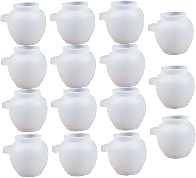 15pcs Plastic Bird Food Box with Clips, Splash-Proof Parrot Feeder Bowls for Cage, Pet Bird Feeding and Watering Supplies