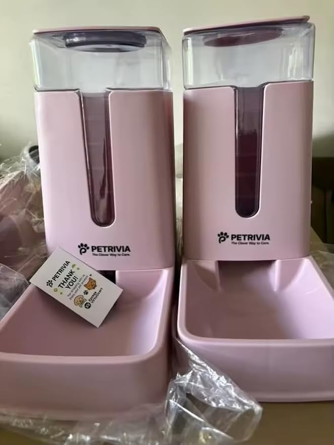 Automatic Pet Feeders Automatic Dog Food and Water Dispenser Water Dispenser for Dogs Gravity Water Dispenser Cat Feeders Automatic Cat Food Dog Water and Food Dispenser Gravity Pet Water Dispenser