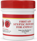 G.B.S Styptic Powder for Dogs, Cats, and Birds (1 oz) - Fast-Acting Blood Stop Powder for Pets & Animals - Quick Stop Bleeding Powder for Nail Clipping, Cuts & Grooming
