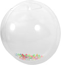 HANABASS Wall Mounted Acrylic Fish Tank Bowl, 23cm Diameter Hanging Aquarium Decor for Living Room, Acrylic Wall Hanging Fish Bowl Suitable for Home and Office Display