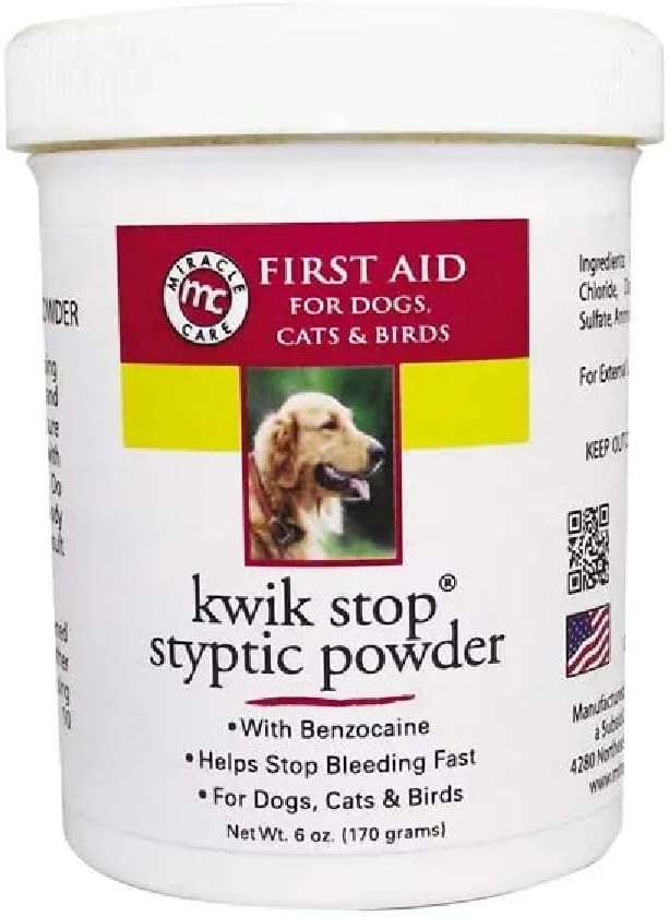 Styptic Kwik Stop Dog Cat Bird Ferret Helps Stop Bleeding Fast Powder Gel Pads or Swabs (3 Gel Swabs)