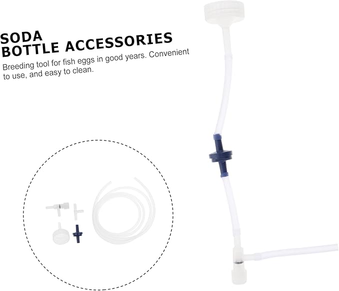 Totority 2sets Shrimp Hatching Kit DIY Artemia Incubator Soda Bottle Accessories for Home Aquarium Easy to Use Brine Shrimp Hatchery Tool Made of Safe
