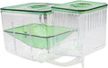Kichvoe Self Guided Transparent Acrylic Aquarium Breeding Tank Isolation Box for Fish Hatching and Nursery Protects Small Pregnant and Newborn Fish from Aggressive Adults Seedlings Case