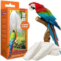 Natural Cuttlebones 4 Pack Calcium Cuttlebone Treats Suitable for All Bird Breeds - Easy to Attach with Metal Holder - Great for Parakeets Parrots Cockatiels - Chew Feeder Tortoise & Snails
