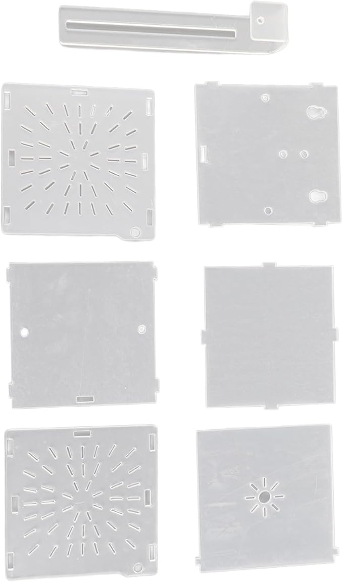 JTLB Fish Isolation Box, Transparent Aquarium Hatchery Incubator Holder, for Fish Breeding, Isolation of Big and Baby Fish, Comes with Isolation Board (10CM*10CM*10CM)
