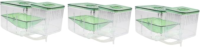 BESPORTBLE 3pcs Self-Guided Fish Breeding Tank Isolation Box for Fry Newborns Safe Hatching Incubator for Aquarium Construction