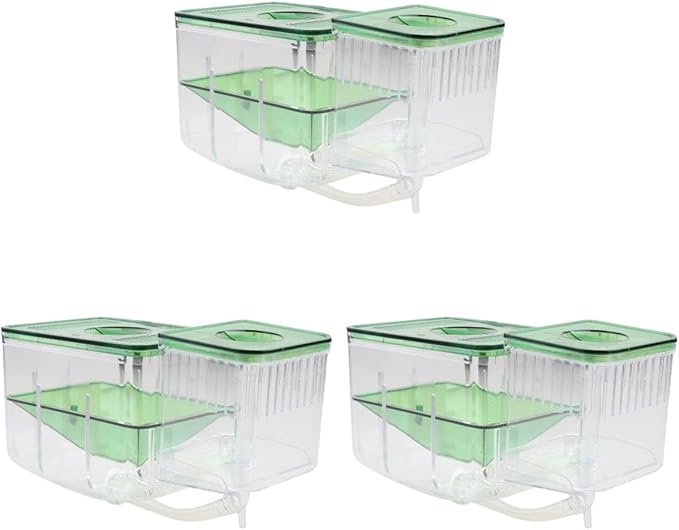 balacoo 3pcs Fish Breeding Box: Hanging Fish Isolated Box Aquarium Breeding Tank Brine Shrimp Incubator Nursery Tank Betta Box