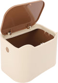 Cat Litter Trash Can, Compact Multipurpose Pet Waste Bin for Home, Space Saving with Aesthetics in Mind, Press Type Lid Enclosed Design, Ideal for Apartments