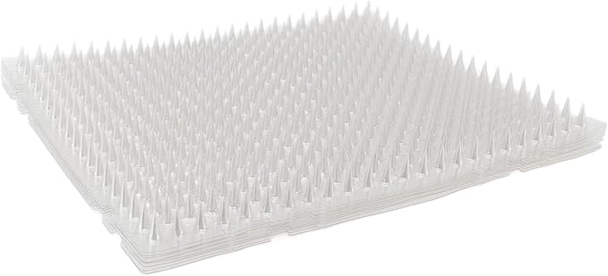 8Pcs Cat Mat, Deterrent Mats, Recyclable Deterrent Scat Mat for Cats Dogs Indoor Outdoor, Large Coverage 34x425cm., Safely Repel Animals Without Harm