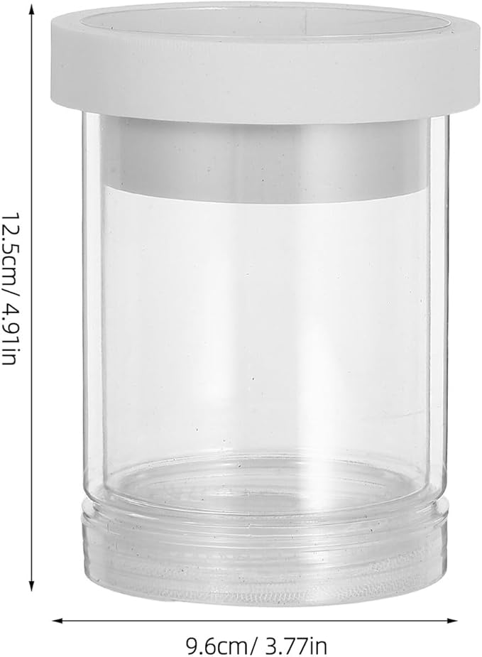 Milisten Aquarium Fish Breeding Box Floating Egg Incubator Isolation Chamber for Guppy and Small Fish Hatchery White Small Size