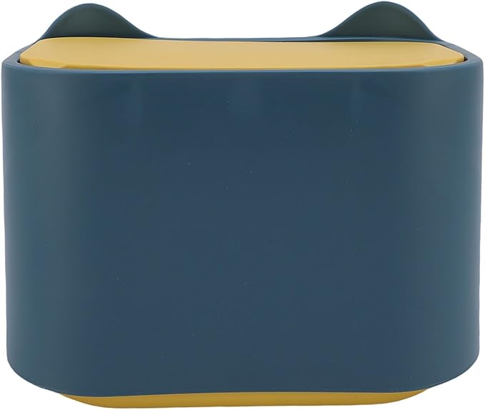 Jiawu Cat Litter Trash Can, Airtight Odor Control Press Seal Lid Cat Litter Disposal Bin, Compact Storage Container with Press Type Lid for Home Pet Waste Disposal