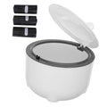 VANZACK 1set Sealed Cat Litter Disposal Bin Includes Replacement Bags Compact Trash Can for Pet Waste Stylish Design for Room Easy Litter Disposal