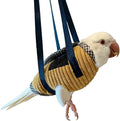 DRESSO Portable Bird Traval Carrier Bag, Escape Resistant Outdoor Harness Vest for Small Medium Parrots, Cockatiel, Budgie, Random Color(Small)