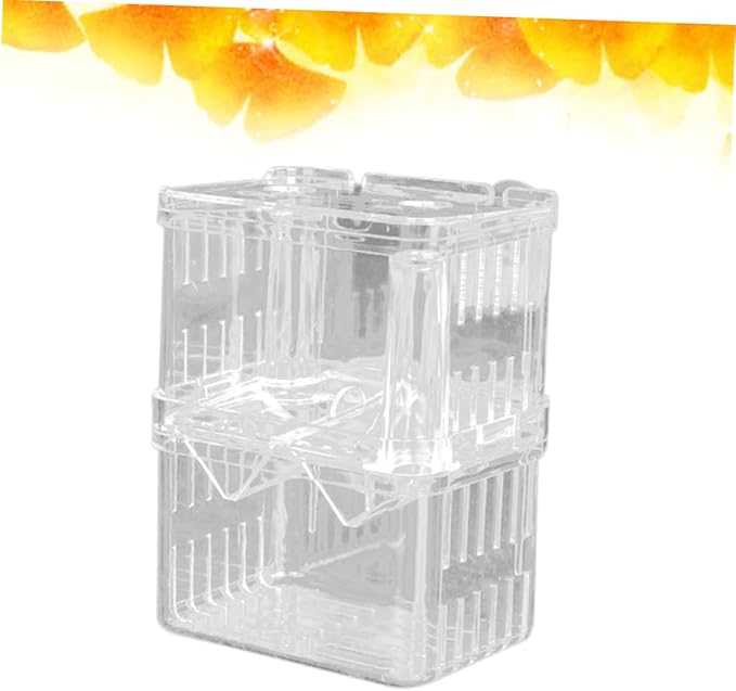 BESPORTBLE Fancy Guppies Live Fish Incubation Box Fish Breeding Tank for Hatchery Safe Easy to Clean
