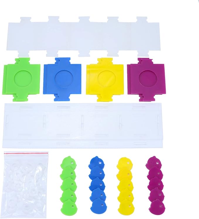 Litewoo Bird Intelligence Training Toy Color Separation Coin Box Education Interactive Playing Puzzle Toy for African Grey Parakeet Cockatiel Cockatoo Finch Canary Budgie Conure Lovebird Amazon