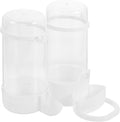 Cabilock 2pcs Automatic Bird Cage Feeders Water Dispensers for Parakeets and Small Birds Watering Supplies with Food Dispenser Cockatiel Cage Accessories