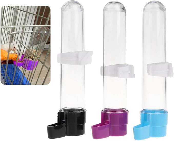 Bird Feeders Hanging Water Food Dispenser Automatic Parrots Feeders for Indoor and Outdoor Use