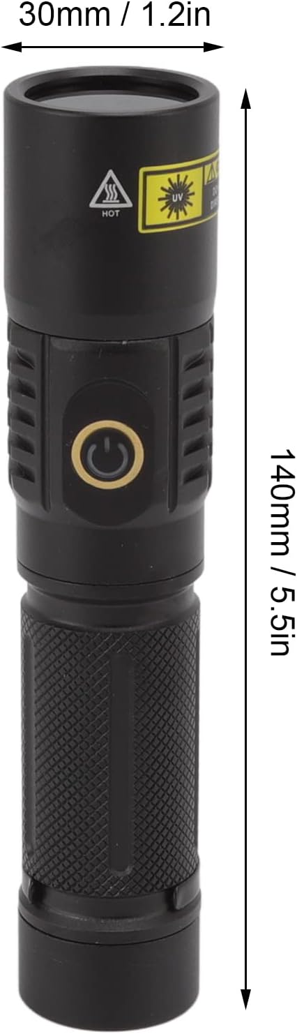 FTVOGUE Flashlight LED Black Light for Pet Urine Detection, Mineral Solidified
