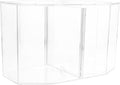 Housoutil Fish Breeding Tank Double Compartment High-Transparency Betta Fish Isolation Container for Safe Fry and Easy Observation Aquarium Hatching Box
