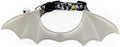 2 Pack Breakaway cat Collars with Bell,Safety Quick Release Pendant Cute Kitten Collar,Adjustable 20-30cm (Ghost, 20-30cm)