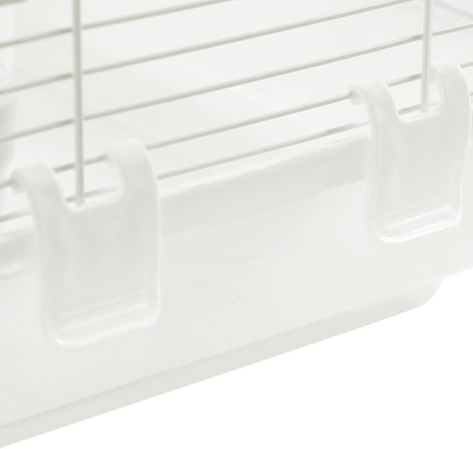 Two-Tier Bird Cage, 30 Inch Pigeons Parrot Birdcage with Safe Rotary Door Lock, White Parakeet Cage for Small to Medium Birds, Easy Access Double Doors. (D)