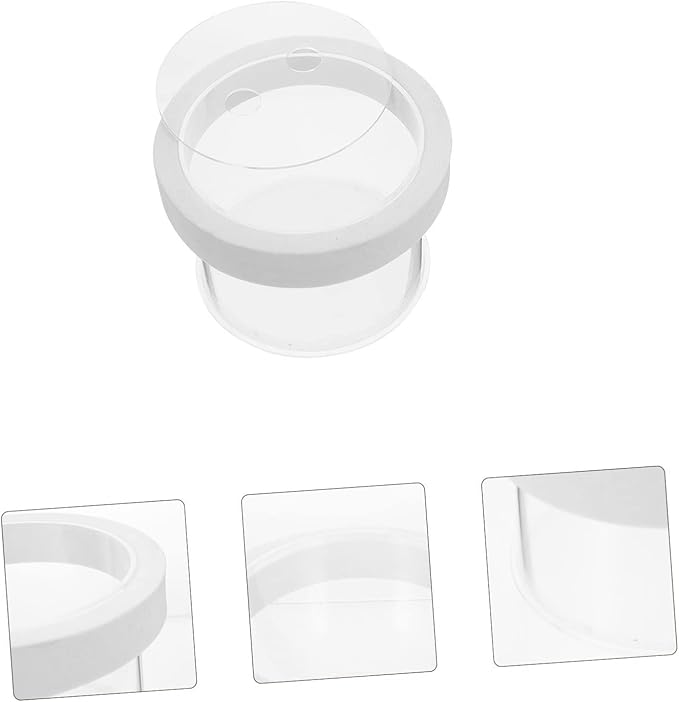 Happyyami Fish Box Floating Aquarium Breeding Box Transparent Isolation Separator for Fish Water Permeable Design High-Grade Acrylic Easy to Use for Shrimp and Fry