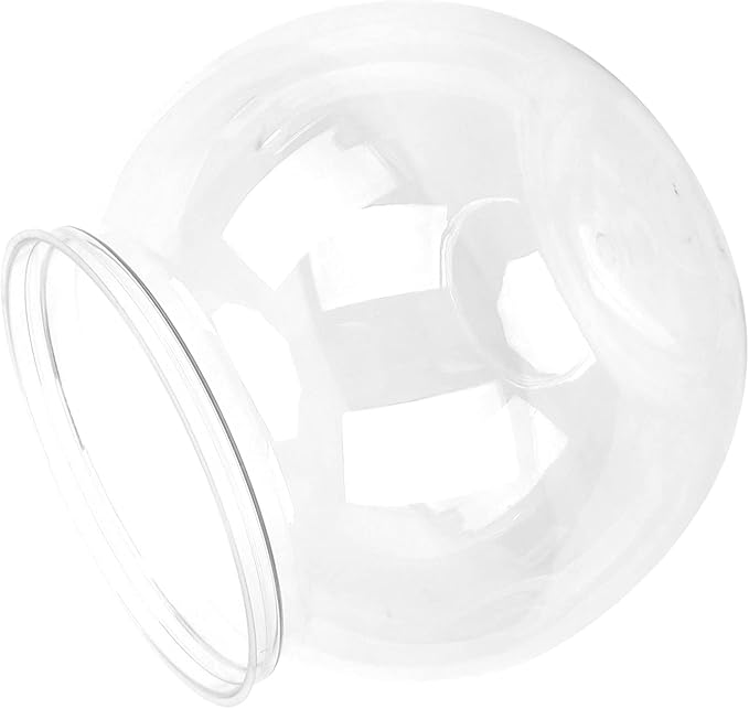 Mini Fish Tank, Transparent Plastic Betta Fish Bowl, Large Size, for Home Desk Bookshelf Decor