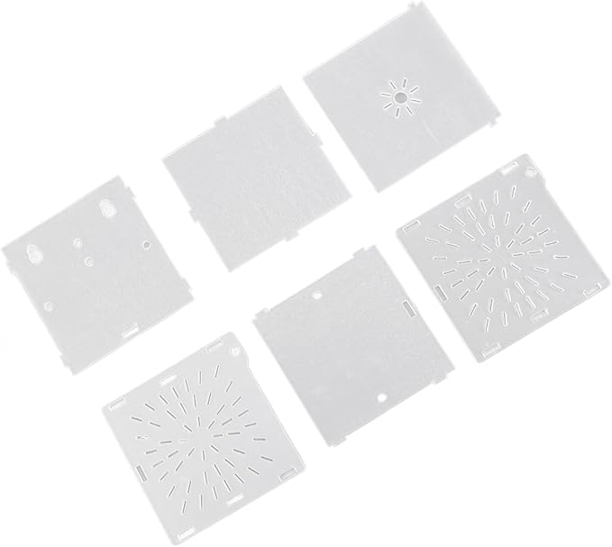 JTLB Fish Isolation Box, Transparent Aquarium Hatchery Incubator Holder, for Fish Breeding, Isolation of Big and Baby Fish, Comes with Isolation Board (10CM*10CM*10CM)