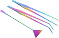 Housoutil Fish Tank Kit 3pc Set of Stainless Steel Tweezers and Spatula for Plant Care