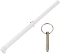 PetSafe Sliding Glass Pet Door Security Bar - Adjustable Up to 28 Inches - Fits Sliding Glass Doors Up to 72 Inches - Easy-to-Install with Screws or Adhesive Strips - Compatible Pet Entrance
