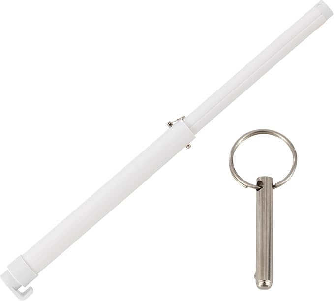PetSafe Sliding Glass Pet Door Security Bar - Adjustable Up to 28 Inches - Fits Sliding Glass Doors Up to 72 Inches - Easy-to-Install with Screws or Adhesive Strips - Compatible Pet Entrance