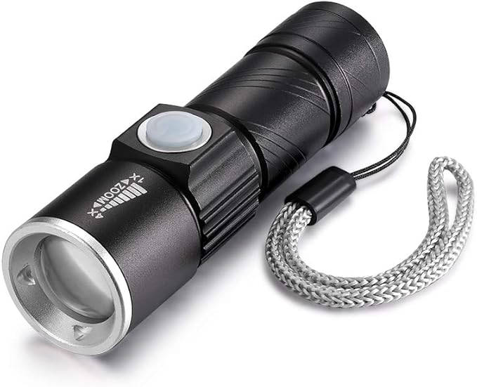 DARKBEAM UV 395nm USB Rechargeable Flashlight Ultraviolet led Light Blacklight Portable 400nm Mini Detector for Dog Urine Pet Stains, Anti-counterfeiting Identification, Resin Curing