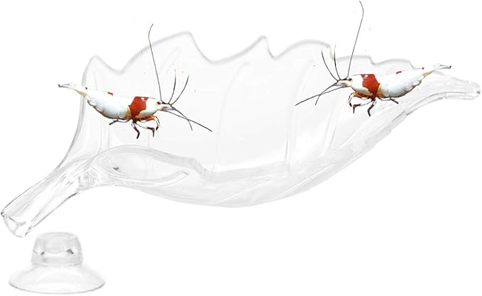 Shrimp Feeding Dish Shrimp Feed Dish Leaf Shaped Bowl