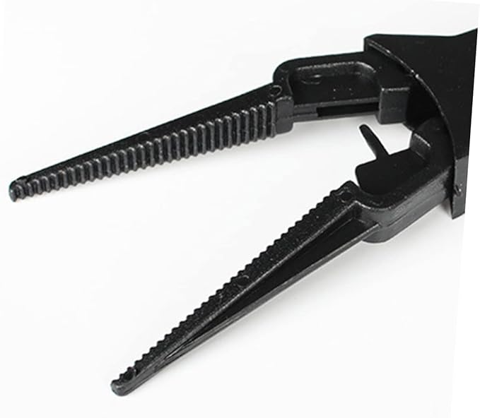 Housoutil 2pcs Fish Tank Cleaning Aquarium Plant Pruning Clamp 50cm Claw Lock Telescopic Non-slip Lightweight Easy to Grip Plastic