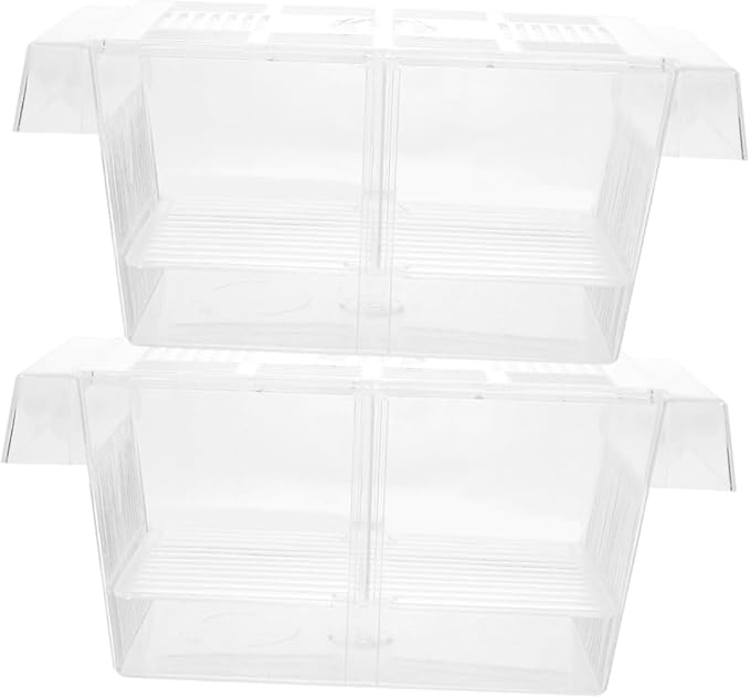 2pcs Fish Breeder Hatchery Box Cups Incubator for Fish Easy to Clean Safe and Reusable Breeding for Aquariums