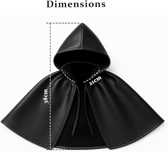 Black Bat Cat Mask and Cloak Costume for Indoor Cats, Funny Superhero Pet Outfit for Christmas, Cosplay, Parties and Photoshoots, Hooded Cape for Cats – Big Size