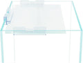 Cube Rimless Frameless Extra Clear All Glass Aquarium, Low Iron Glass Tank, 5mm Glass, White Leveling Mat Included, w/Lids Options