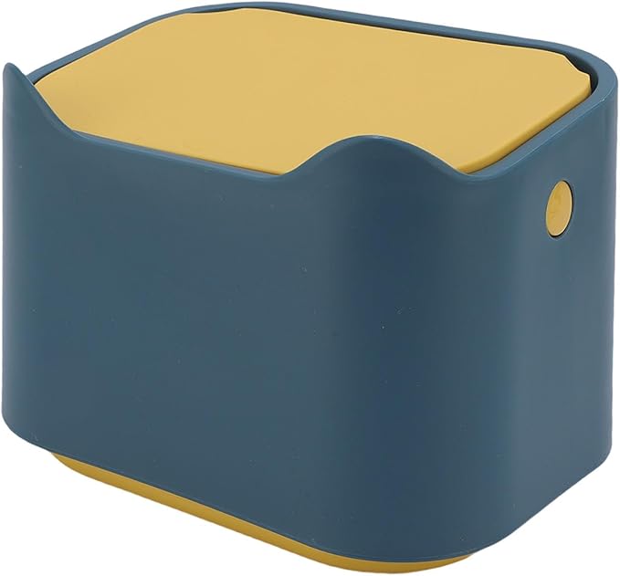 Fabater Cat Litter Trash Can, Airtight Odor Control Press Seal Lid Cat Litter Disposal Bin, Compact Storage Container with Press Type Lid for Home Pet Waste Disposal