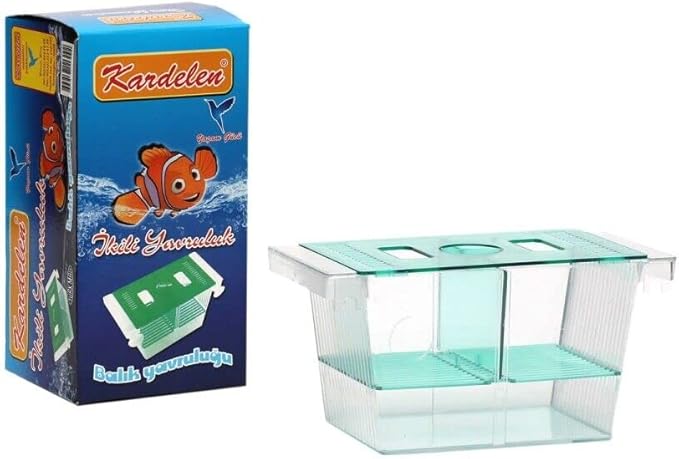 Fish Breeding Box Acclimation Box for Aggressive Fishes, Nursery for Injured Fishes, Hatchery Incubator Breeder Box for Shrimp cicilids Eggs Small Baby Fishes