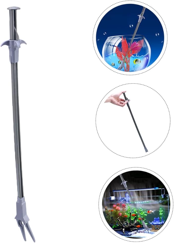 FRCOLOR 6pcs Aquarium Tweezers Tank Cleaning Tools for Easy Feeding and Maintenance Ergonomic Design for Comfortable Use for Aquatic Plant Care