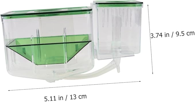 Self Guided Box Isolated Breeding Tank for Fish Hatching Box Transparent Aquarium Isolation Case for and Fish