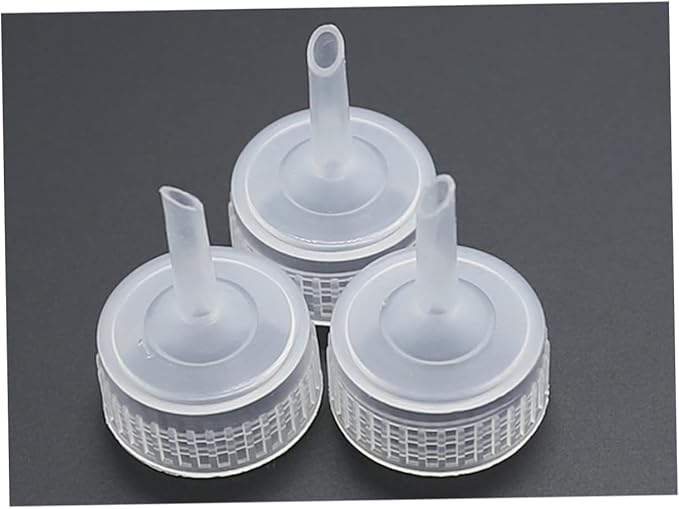 DOITOOL 150pcs Shrimp Egg Hatching Cap Incubator for Aquarium Fish Tank Plastic Tool for Shrimp Breeding Easy to Install Beverage Bottles
