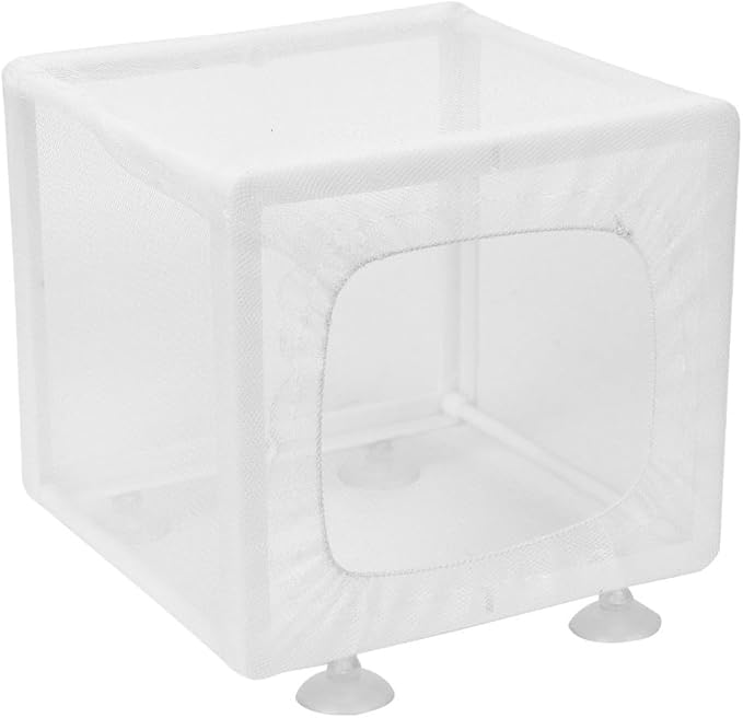 Aquarium Breeder Box with Suction Cups Partition Design Detachable Isolation Hatchery for Fish Fry Tank Breeding(S)