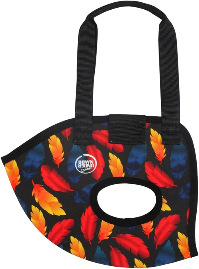 DOWN UNDER OUTDOORS Chicken Carrier Sling Holder Bag with Handle, Chicken Accessories for Foot Treatment, Medic, Leg Injuries, Bumblefoot, Poultry Farm Carrying, Transport, Three Sizes (Small)